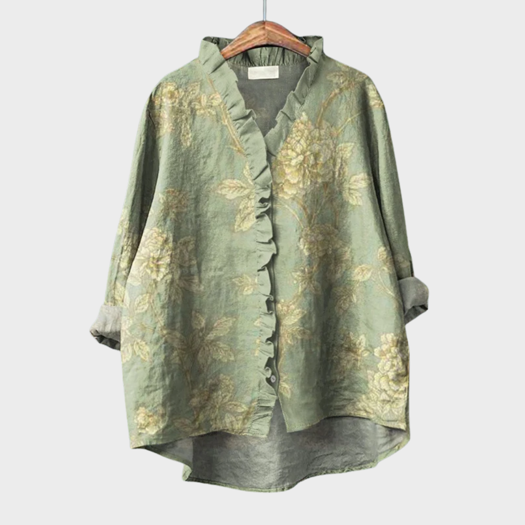 Cómoda blusa estampada