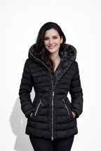 Gina | Abrigo de invierno con capucha cálida