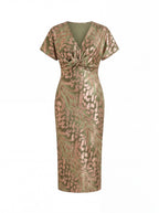 Vestido elegante de tejido ligero