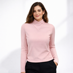 Luna | Elegante jersey cuello alto