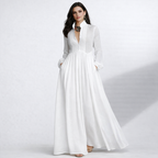 Luna | Vestido maxi minimalista