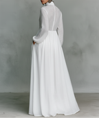 Luna | Vestido maxi minimalista
