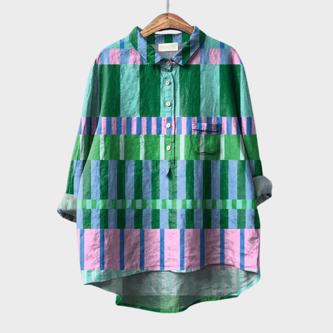 Cómoda blusa estampada