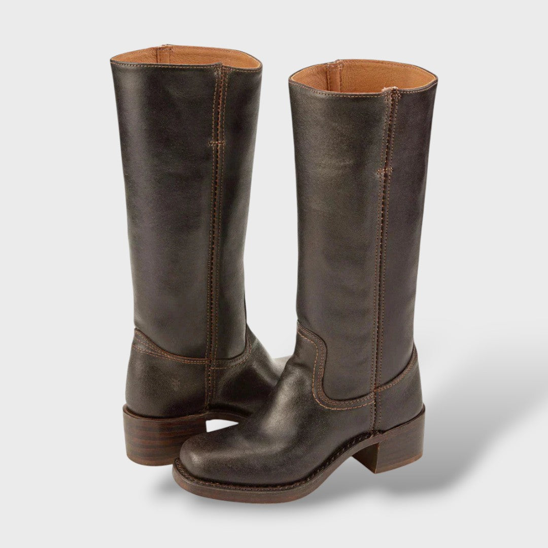Botas Altas Elegantes con Suela Estructurada