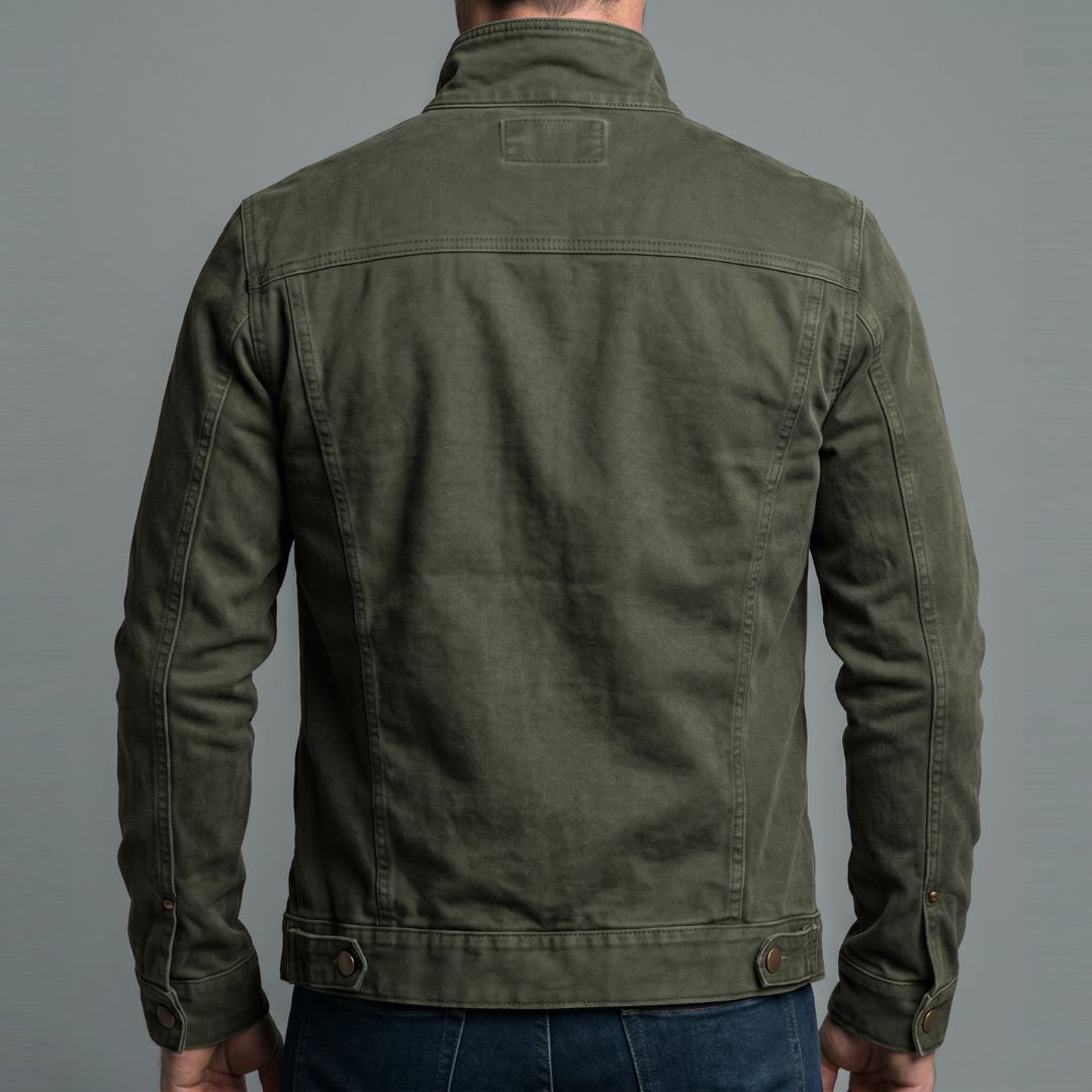 Chaqueta vintage con cremallera