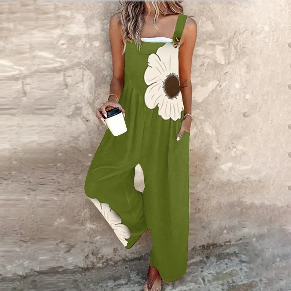 Cómodo peto estampado