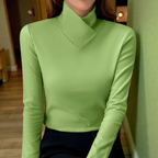 Luna | Elegante jersey cuello alto