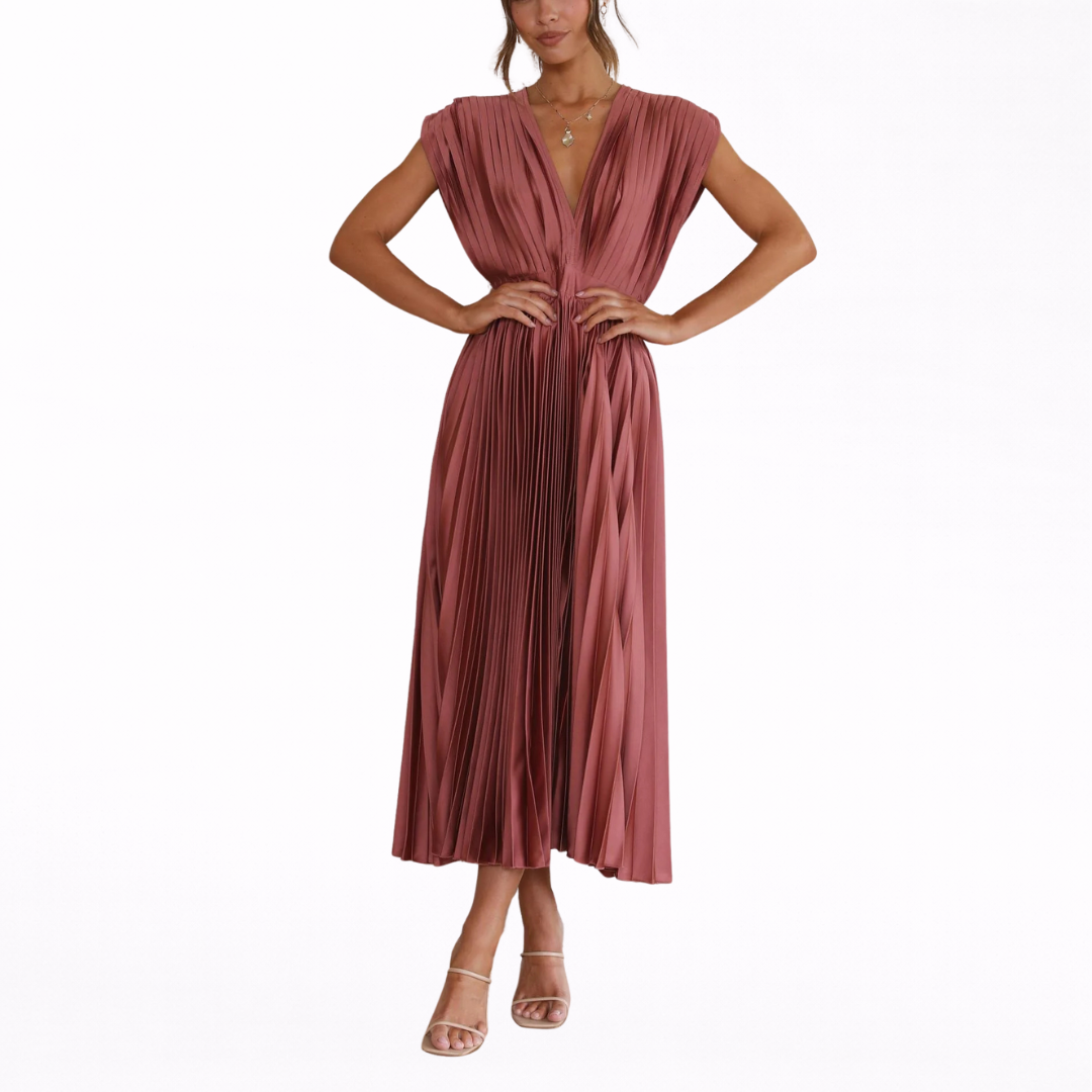 Isla | Elegante vestido plisado