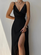 Julia | Vestido Escote Cruzado Sofisticado
