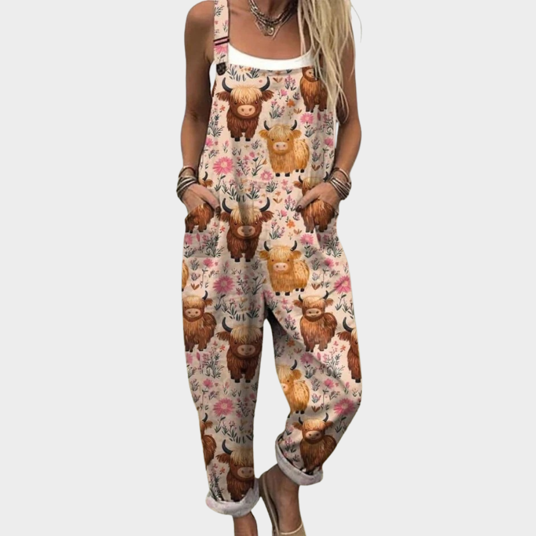 Cómodo peto estampado