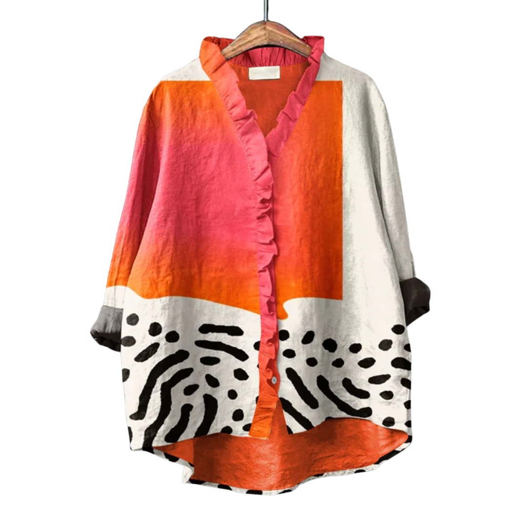 Cómoda blusa estampada