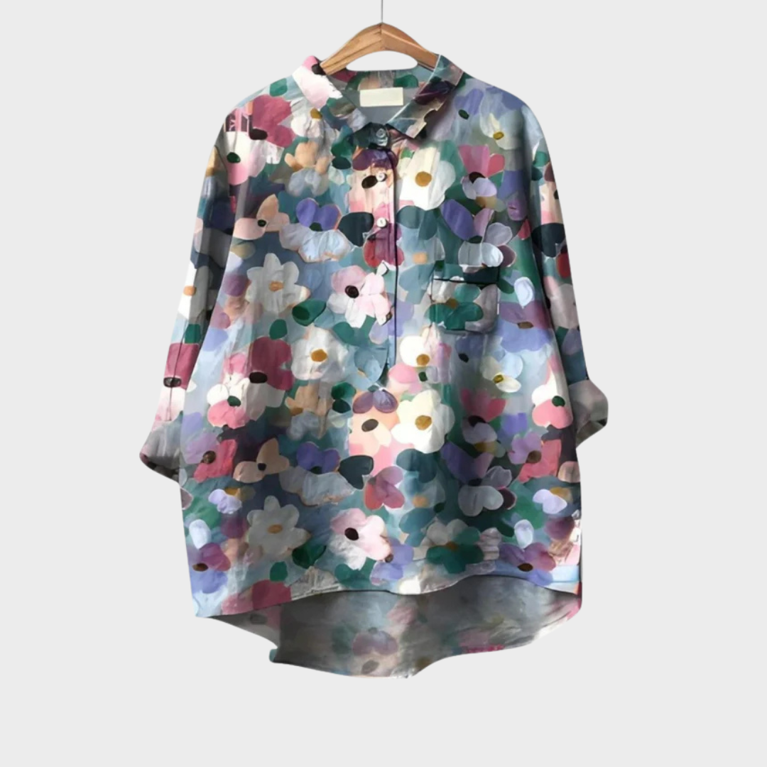 Cómoda blusa estampada