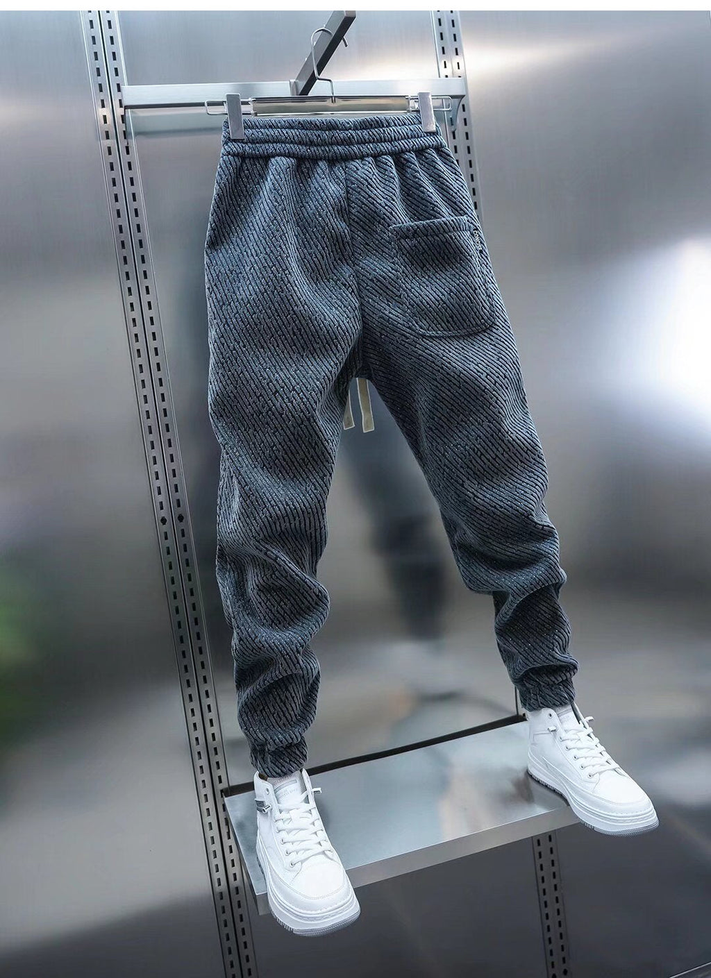 Francis - Pantalón informal con cordón ajustable