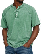 Camiseta vintage con botones