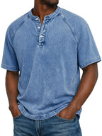 Camiseta vintage con botones