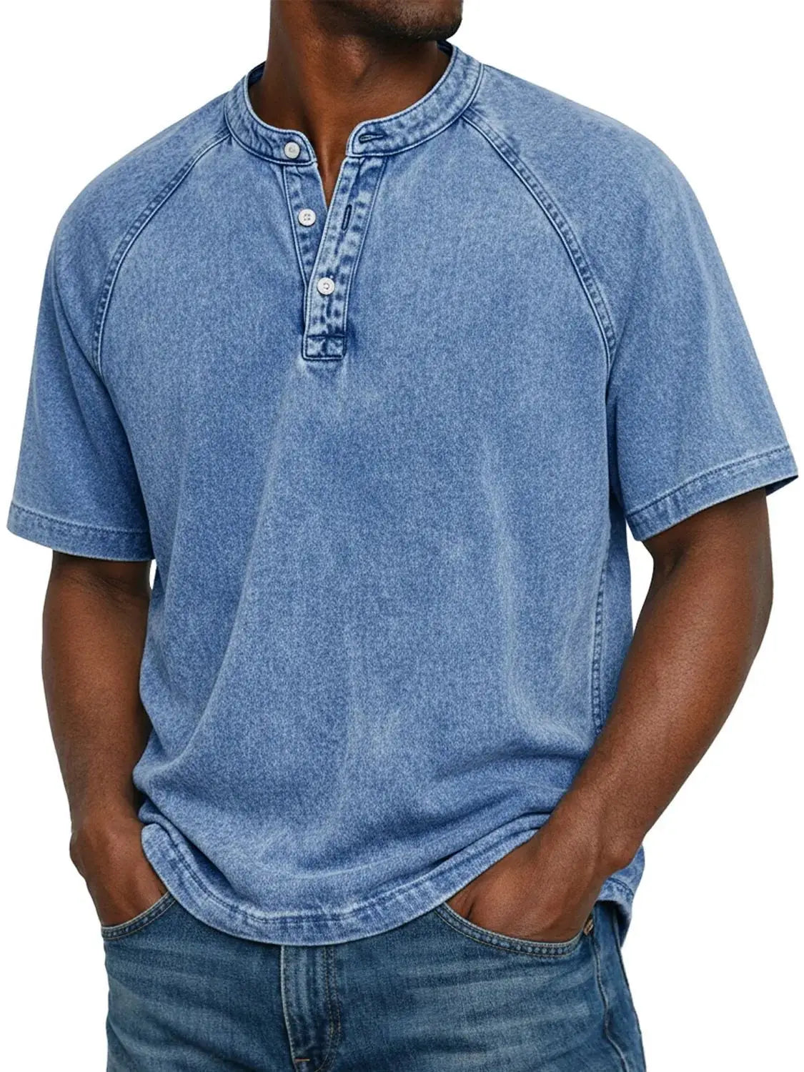 Camiseta vintage con botones
