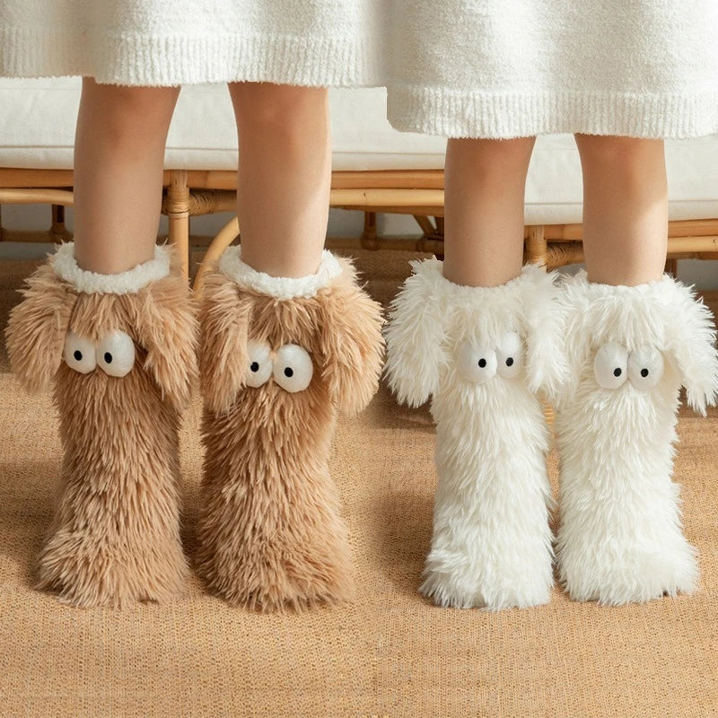 Calcetines kawaii de perrito