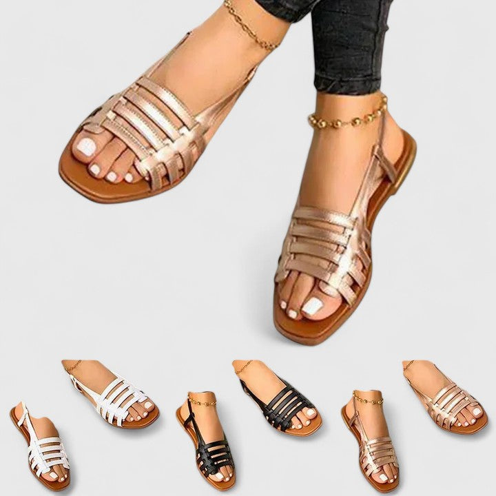 Sandalias de tiras cruzadas