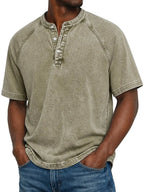 Camiseta vintage con botones