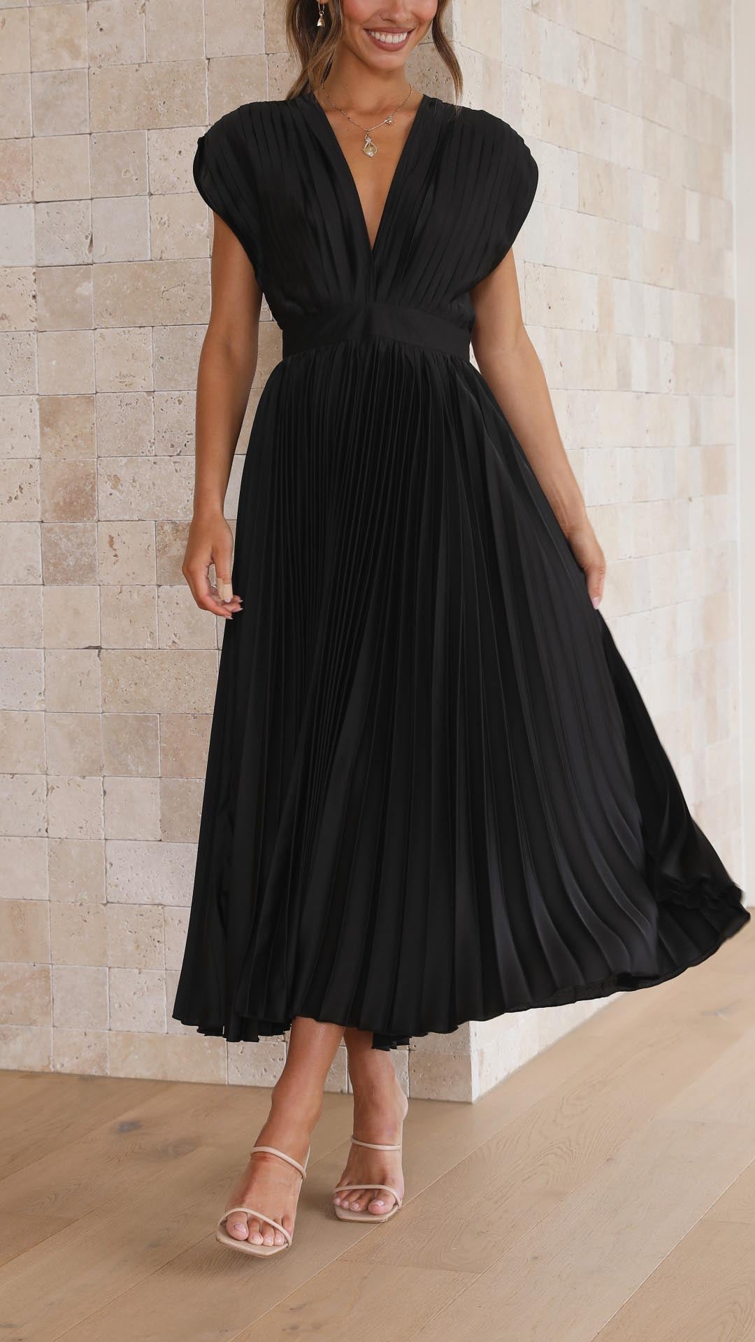 Isla | Elegante vestido plisado