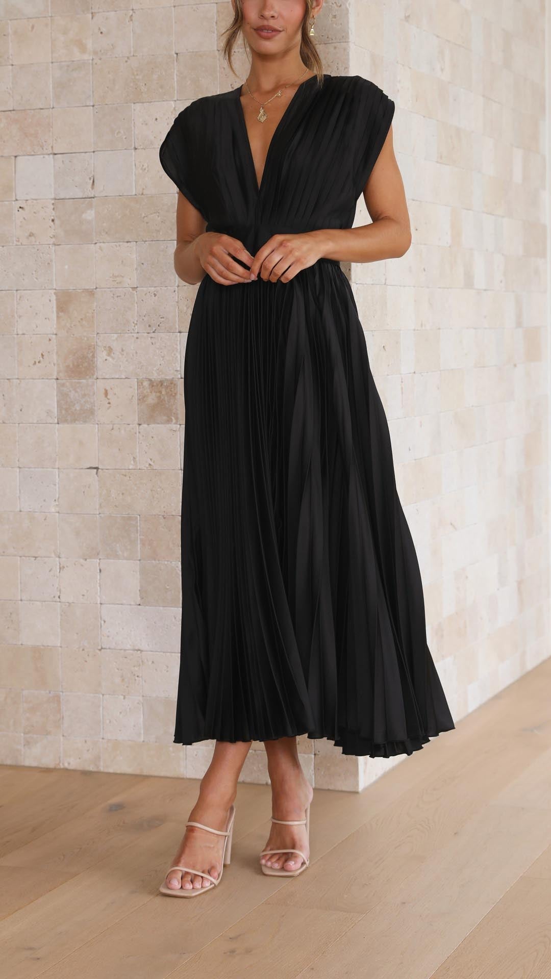 Isla | Elegante vestido plisado