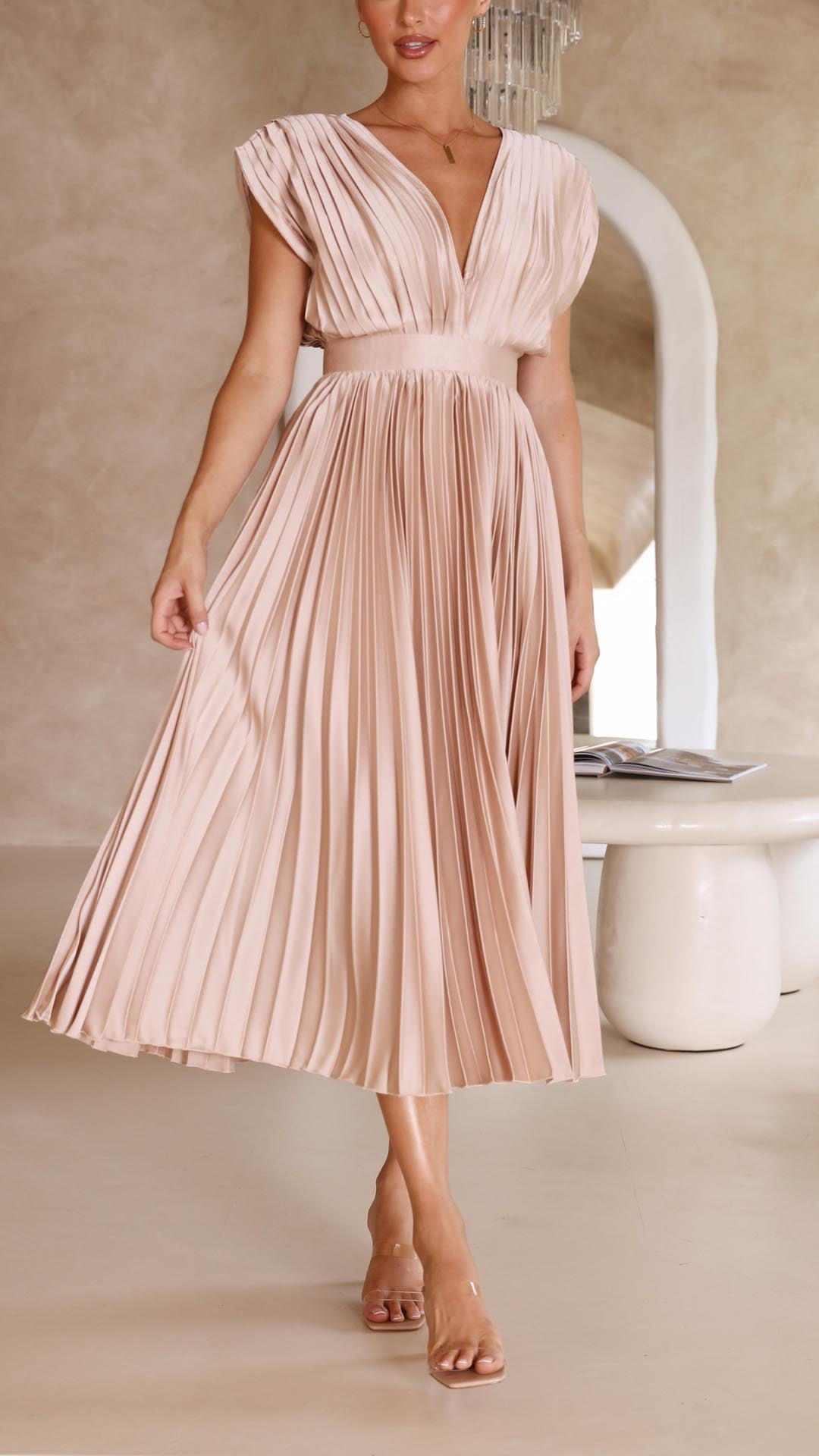 Isla | Elegante vestido plisado
