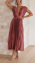 Isla | Elegante vestido plisado