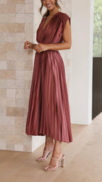 Isla | Elegante vestido plisado