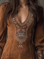 Viola™ | Vestido mini de ante bordado