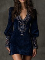 Luna | Vestido mini de ante