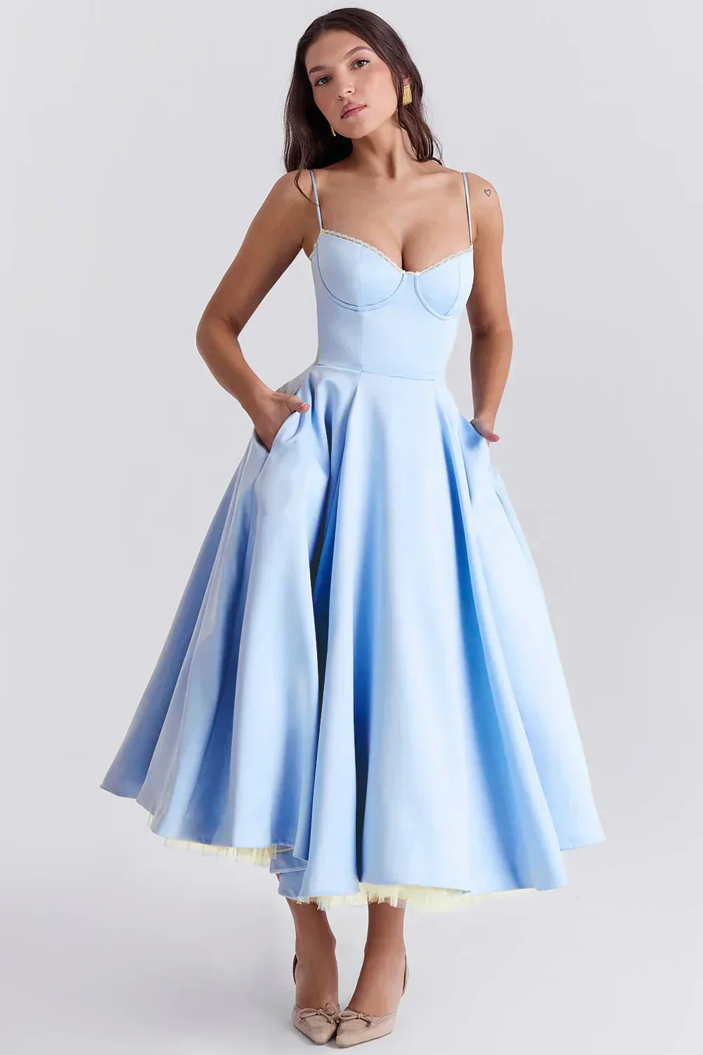 Ariel | Vestido midi de lujo