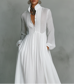 Luna | Vestido maxi minimalista