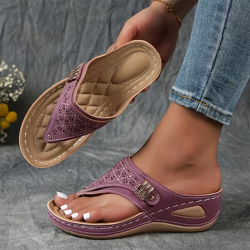 Sandalias con cuña