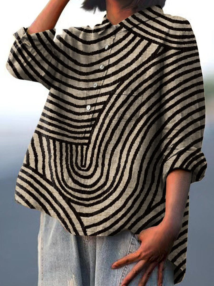 Cómoda blusa estampada