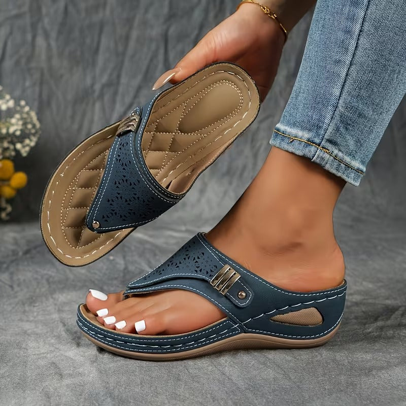Sandalias con cuña