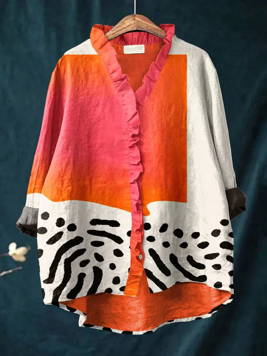 Cómoda blusa estampada