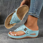 Sandalias con cuña