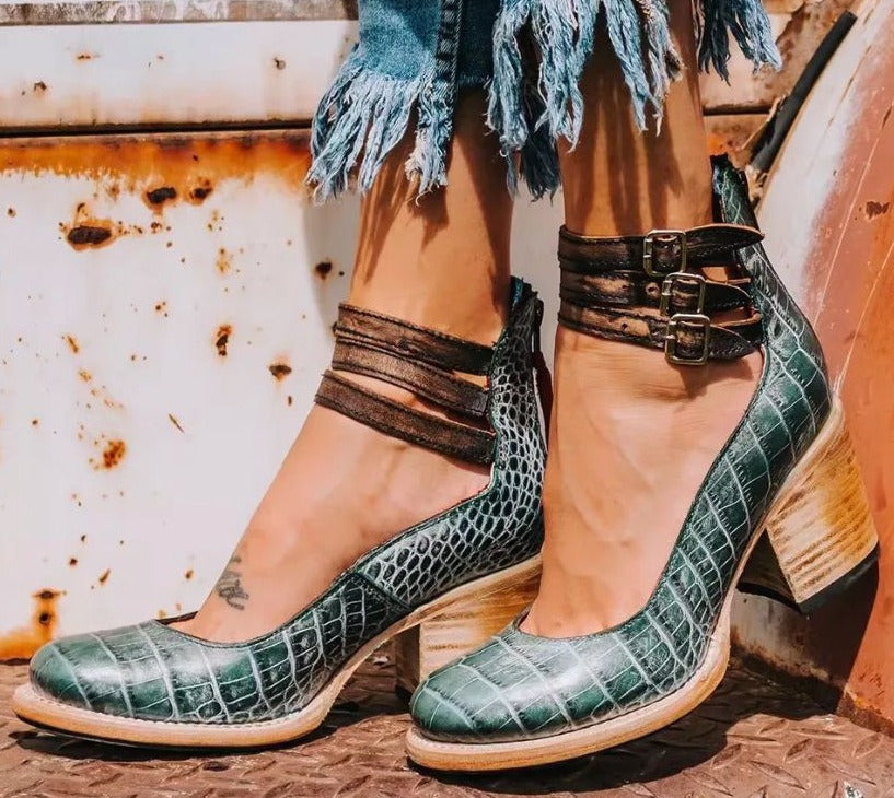 Zapatos de tacón elegantes y cómodos