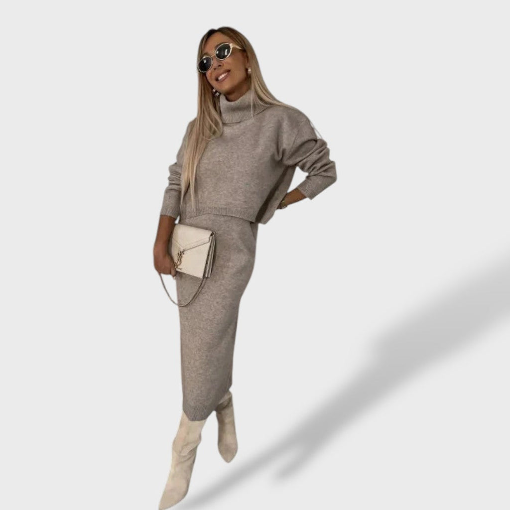 Valentina Conjunto Suéter Cuello Alto
