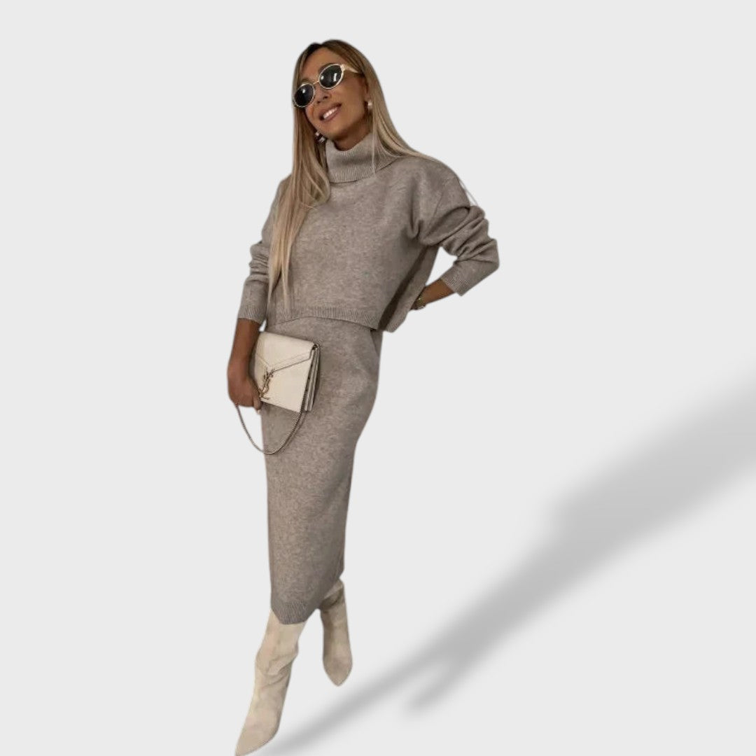Valentina Conjunto Suéter Cuello Alto