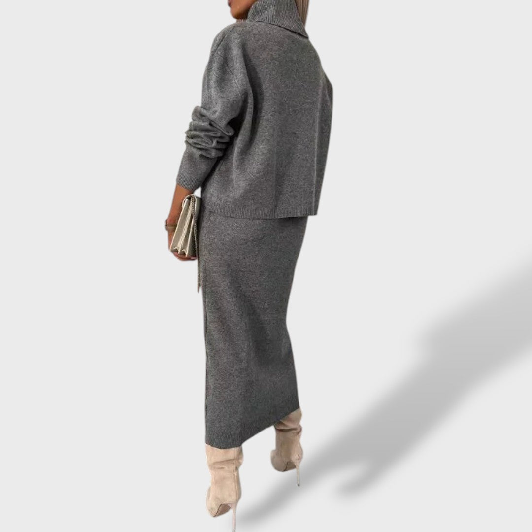 Valentina Conjunto Suéter Cuello Alto