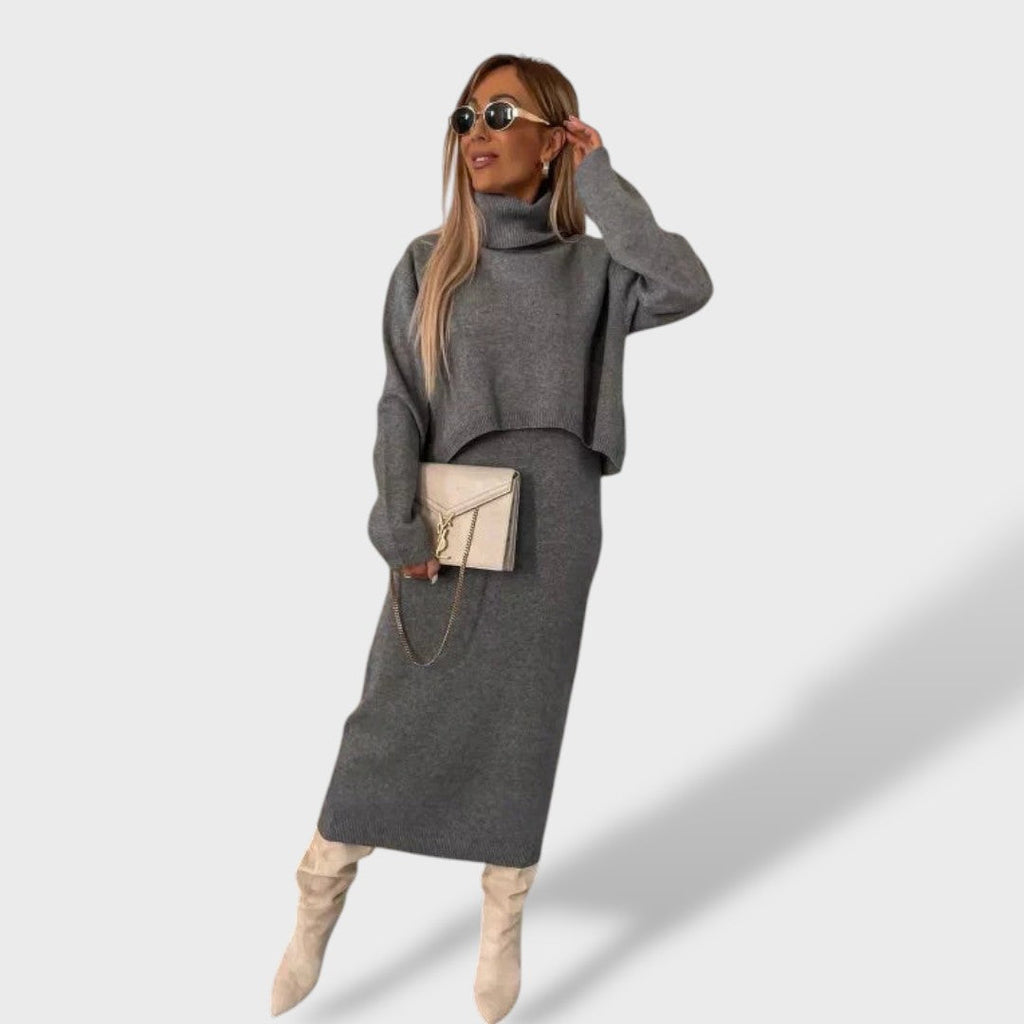 Valentina Conjunto Suéter Cuello Alto