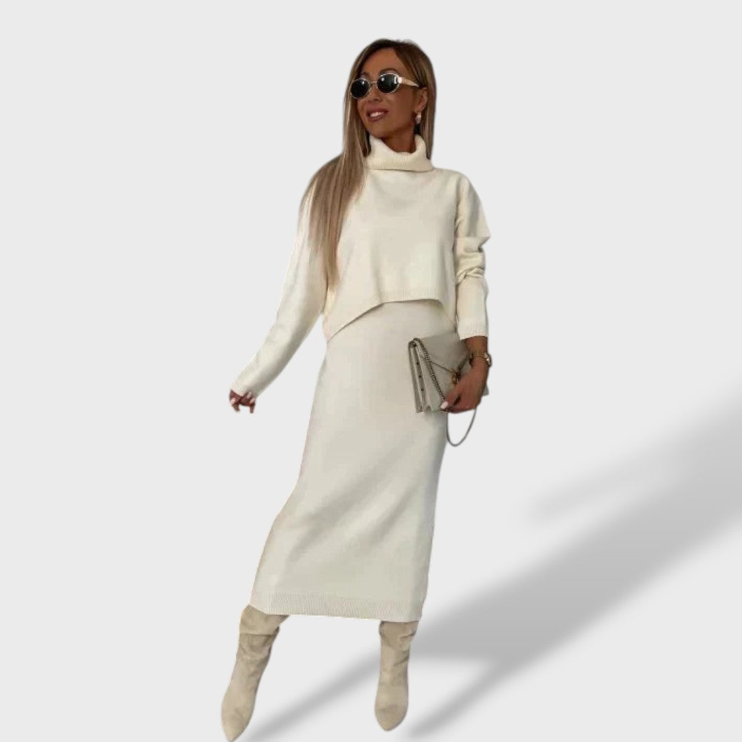 Valentina Conjunto Suéter Cuello Alto