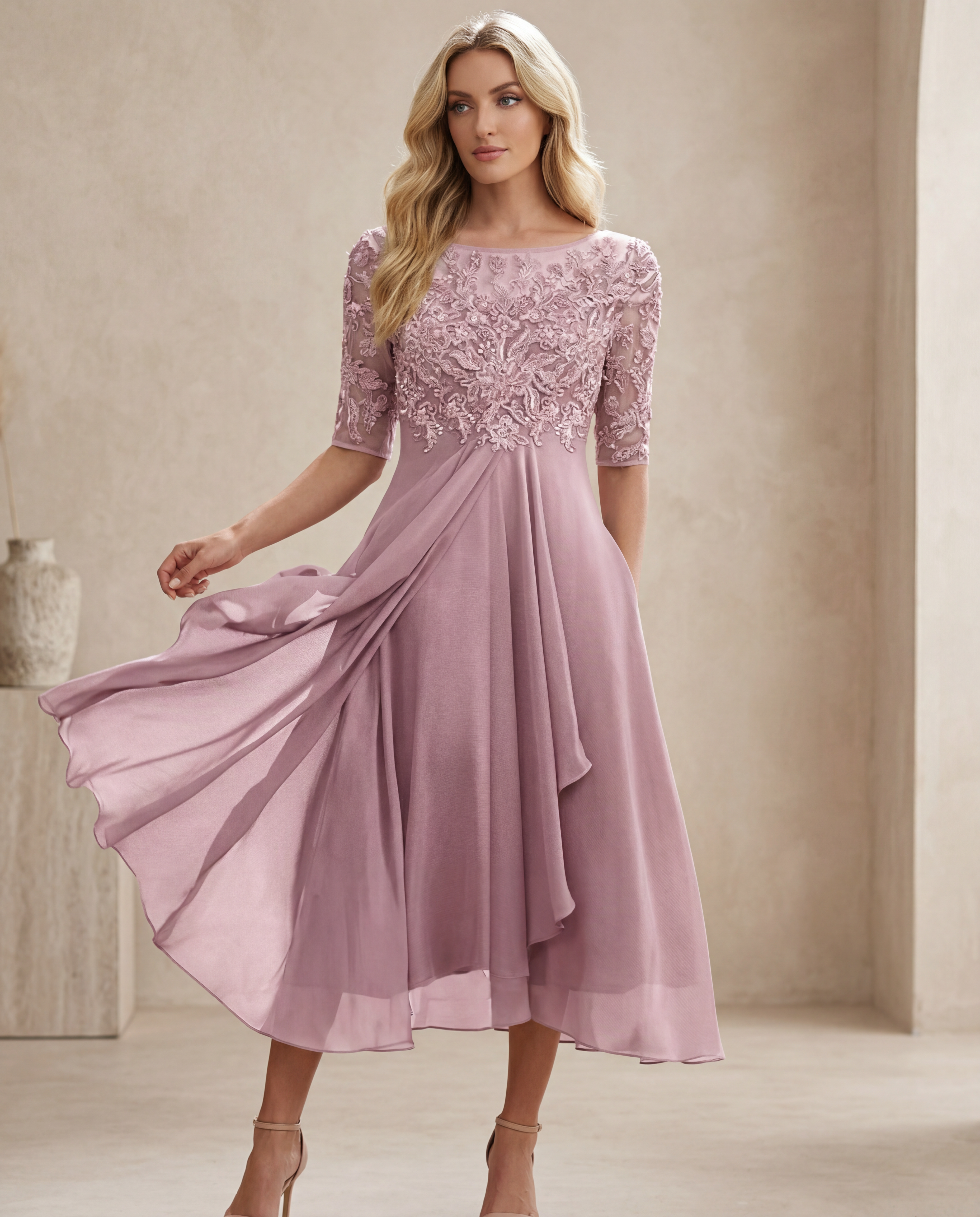 Luna | Vestido elegante de encaje