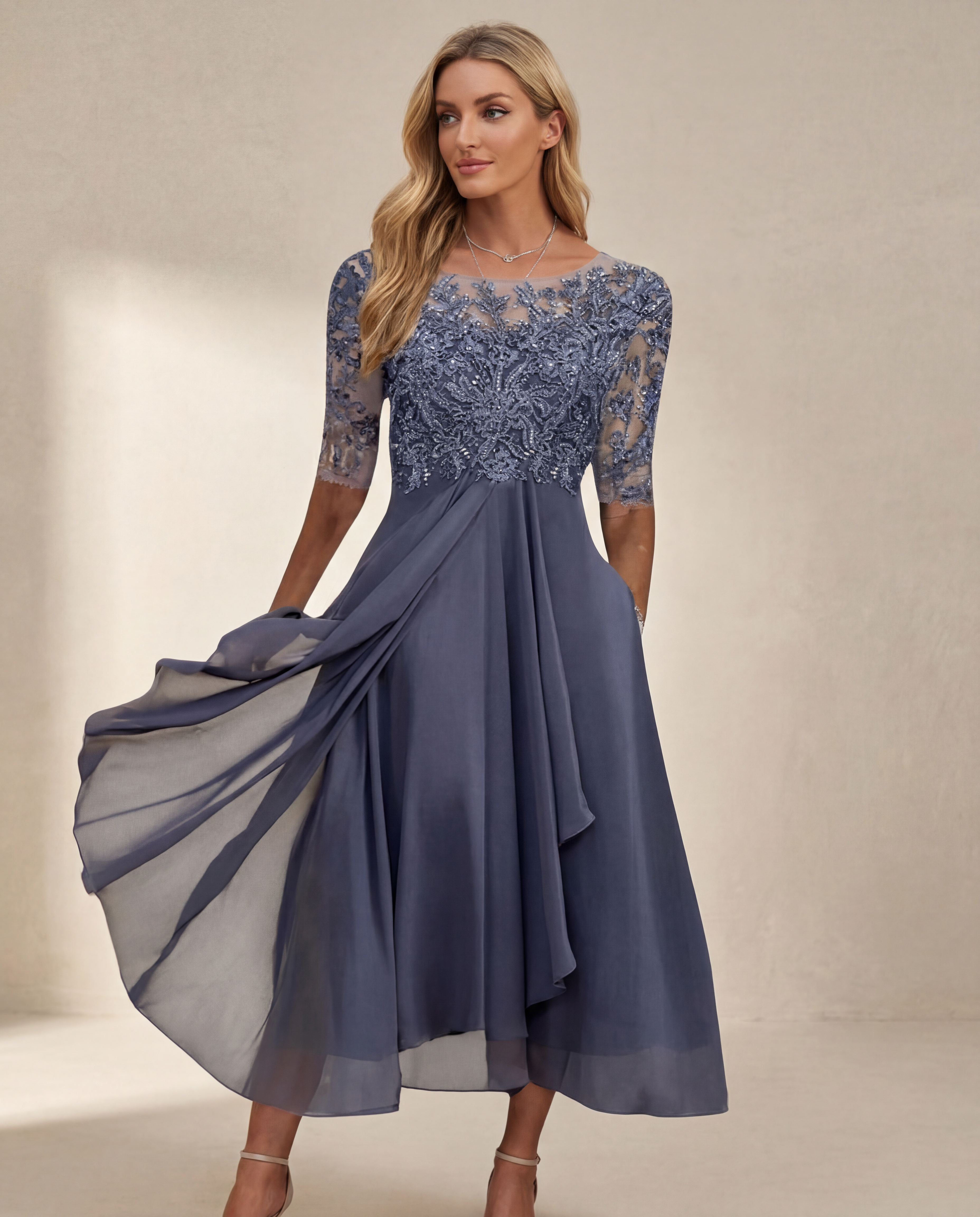 Luna | Vestido elegante de encaje