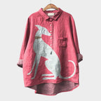 Cómoda blusa estampada