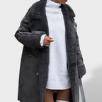 Abrigo Polar Largo Mujer Ava Elegante y Cálido